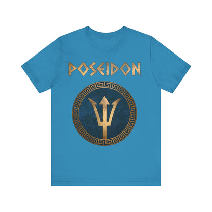 Poseidon Greek God of the Sea - Trident of the Ocean God - Gods of Olympus T-shirt