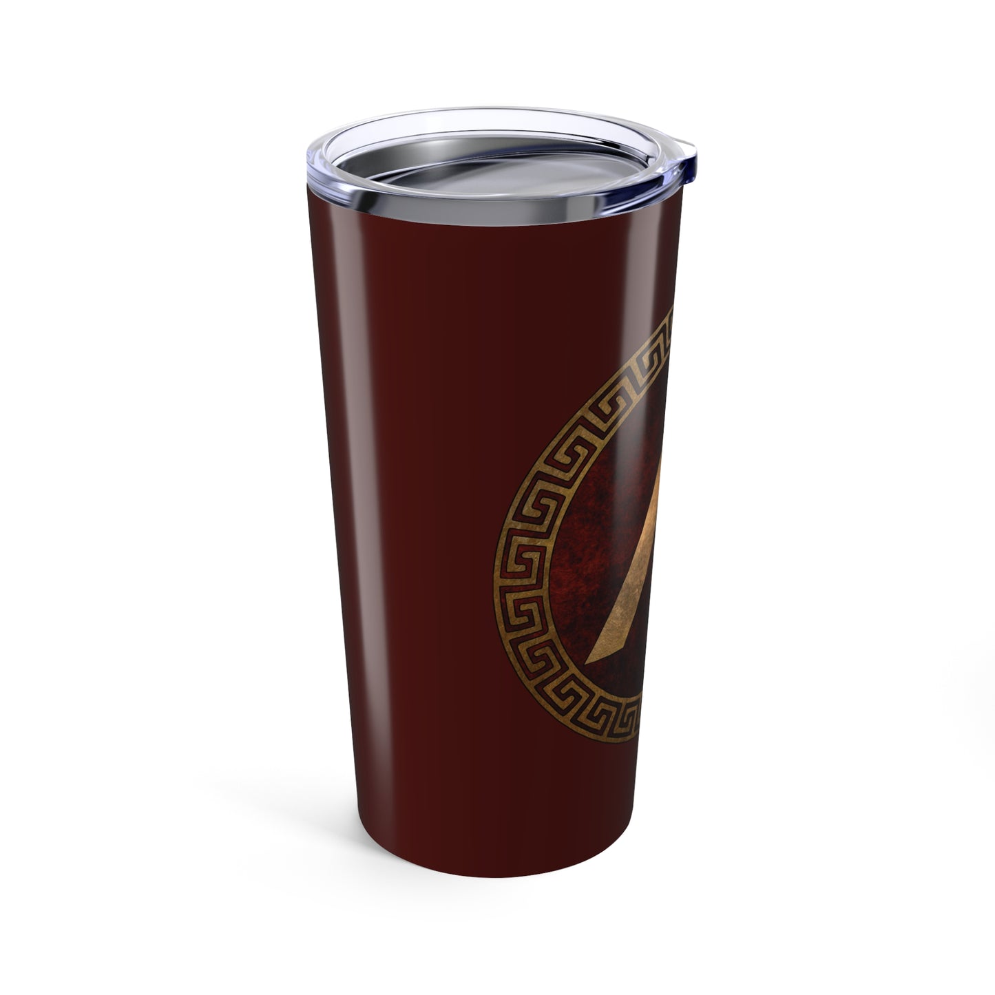 Spartan Shield Lacedaemonian Lambda Ancient Symbol of Sparta Tumbler 20oz