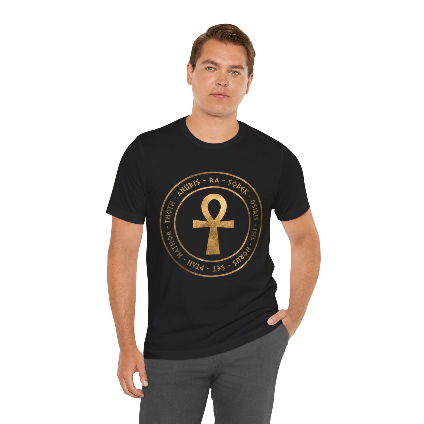 Egyptian Gods the Ancient Gods of Egypt Ankh T-Shirt