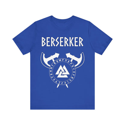 Viking Berserker - Axes with Norse Runes - Viking Valknut T-shirt