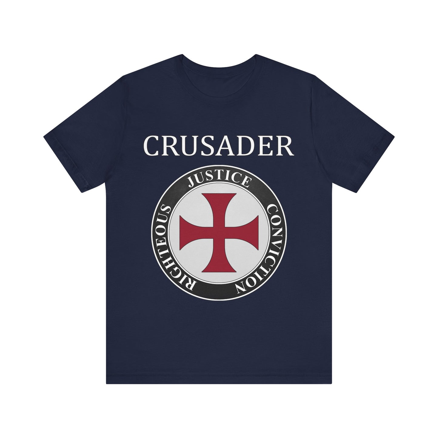 Crusader Symbol - Medieval Knight Shield Virtues T-shirt