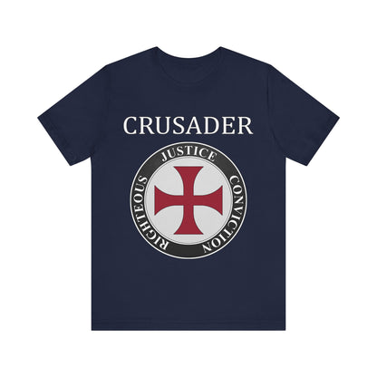 Crusader Symbol - Medieval Knight Shield Virtues T-shirt