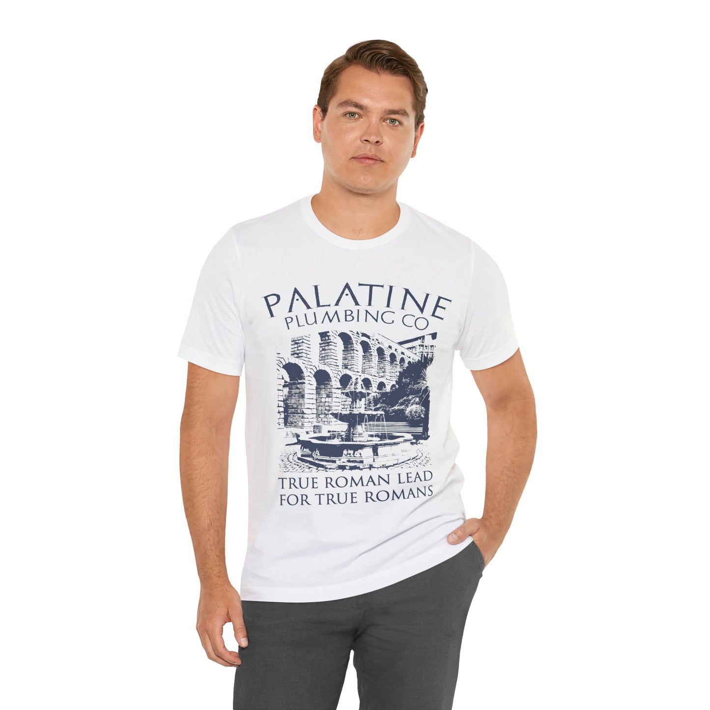 Palatine Plumbing Co - Funny Roman History T-Shirt