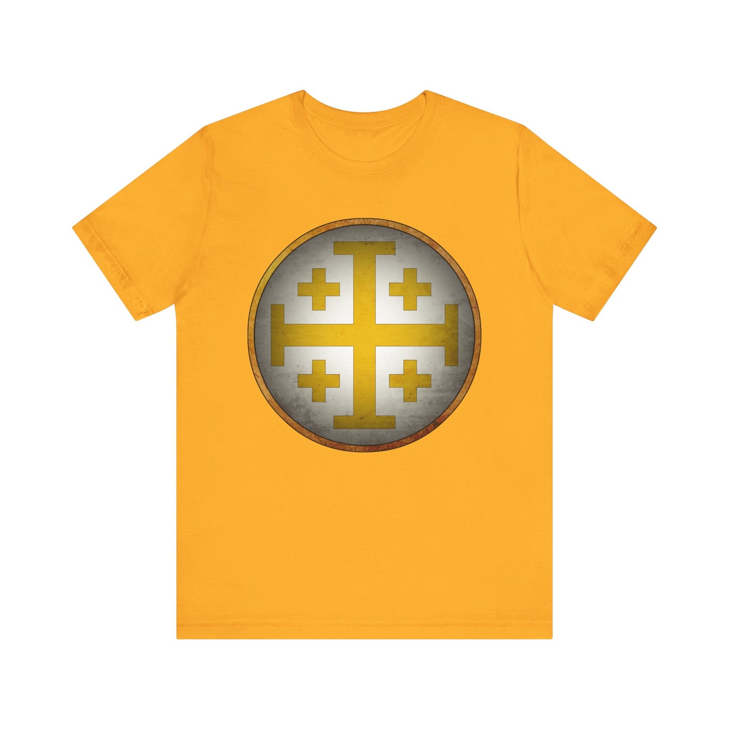 Jerusalem Heraldry - Medieval Jerusalem Cross T-shirt