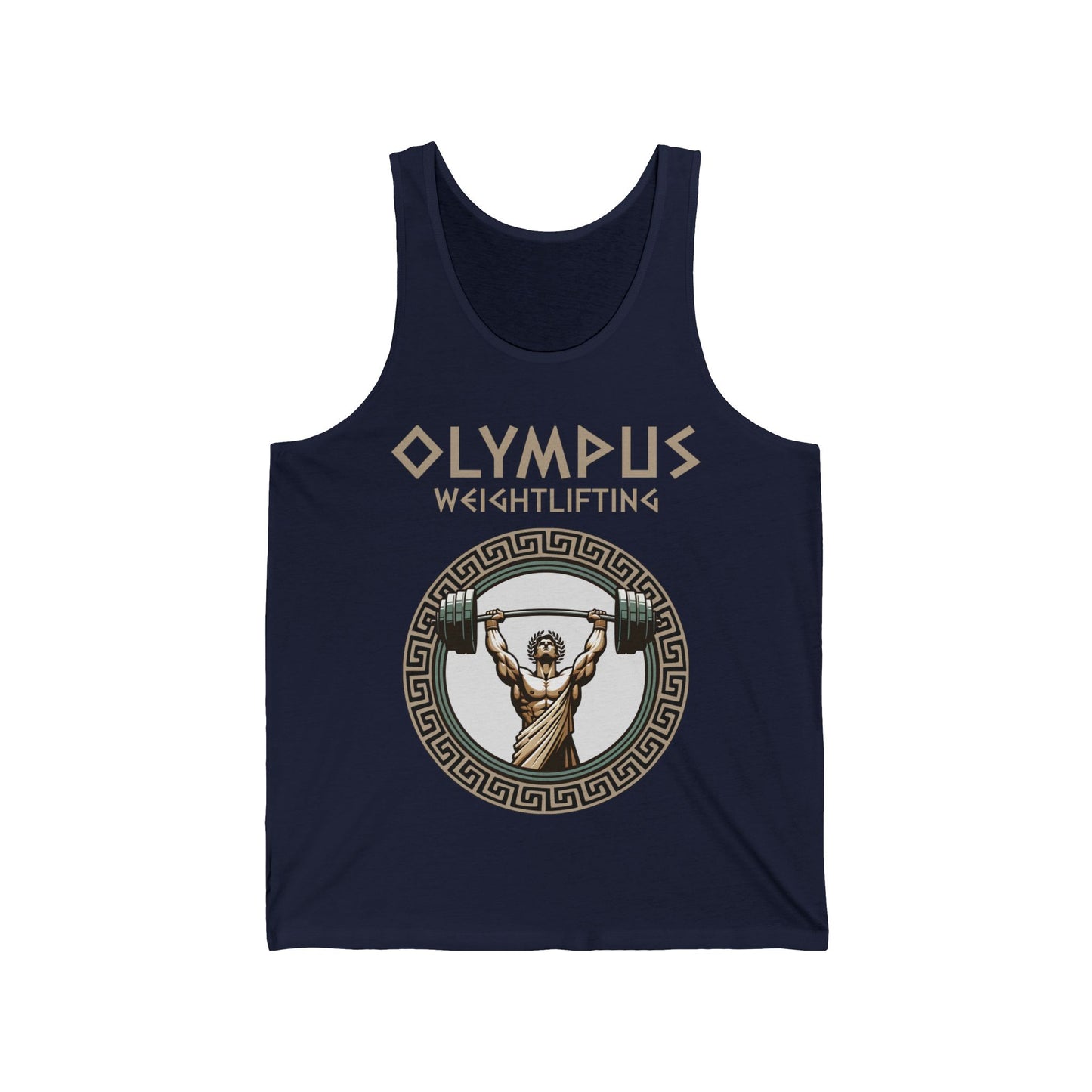 Olympus Weightlifting Tank Top - Strength of the Gods Unisex Jersey Tank Top