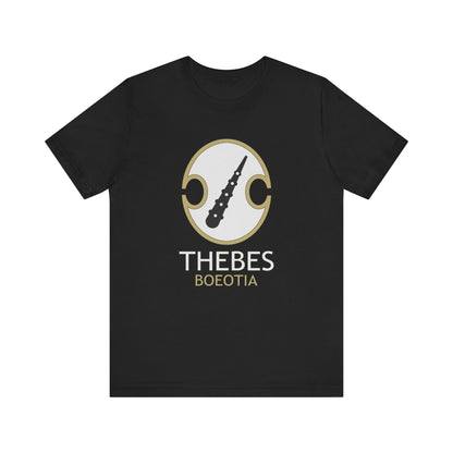 Thebes - Ancient Boeotia Greece - Boeotian Shield - Theban Sacred Band T-Shirt