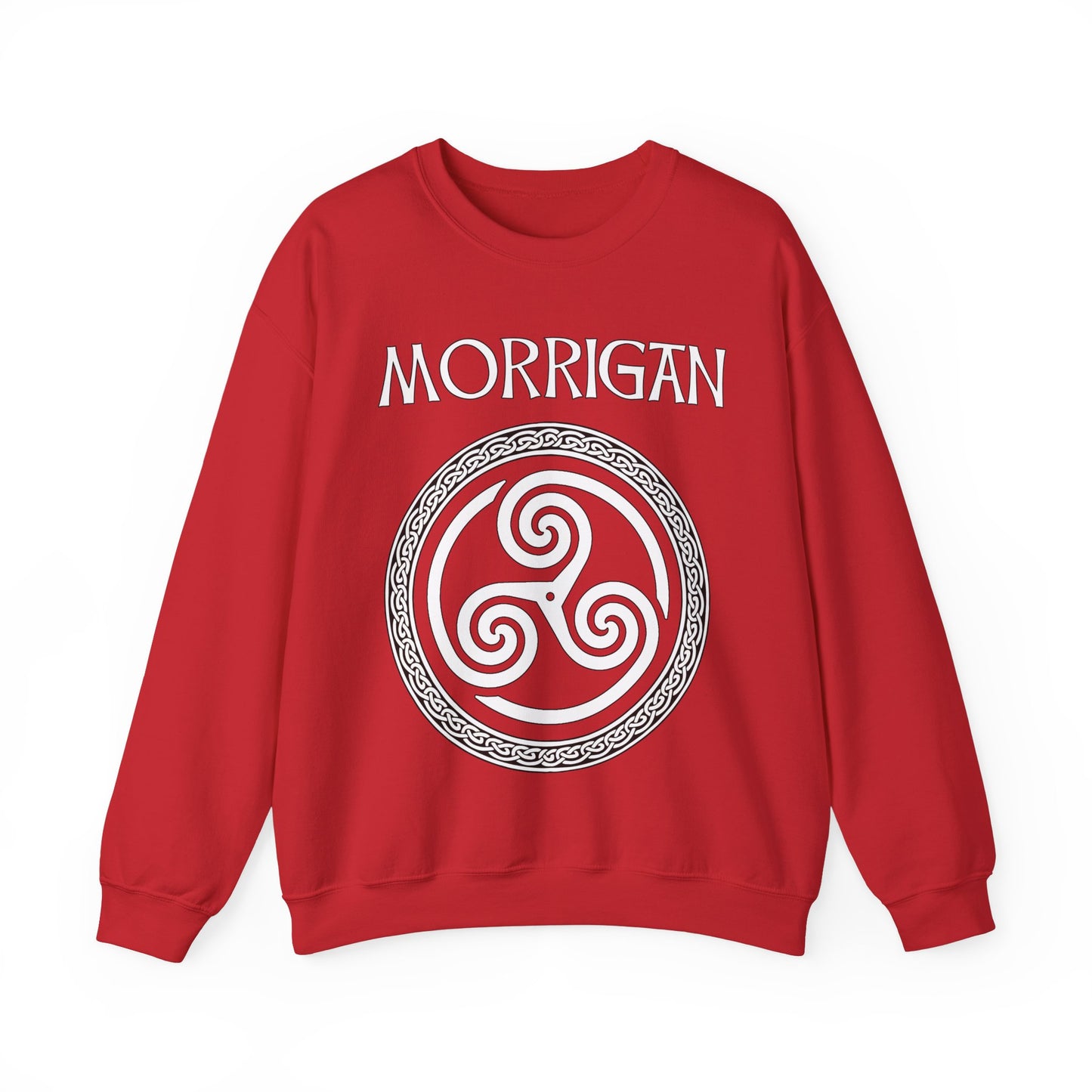 Morrigan Celtic Goddess of Witchcraft, Magic and Death Unisex Heavy Blend™ Crewneck Sweatshirt