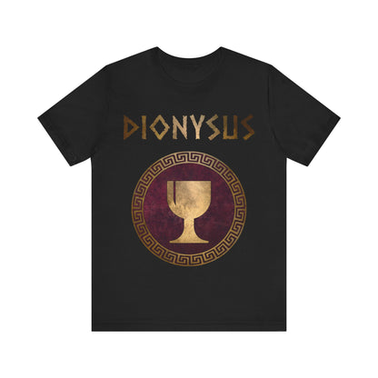 Dionysus Greek God of Festivals, Wine and Parties - Gods of Olympus T-shirt