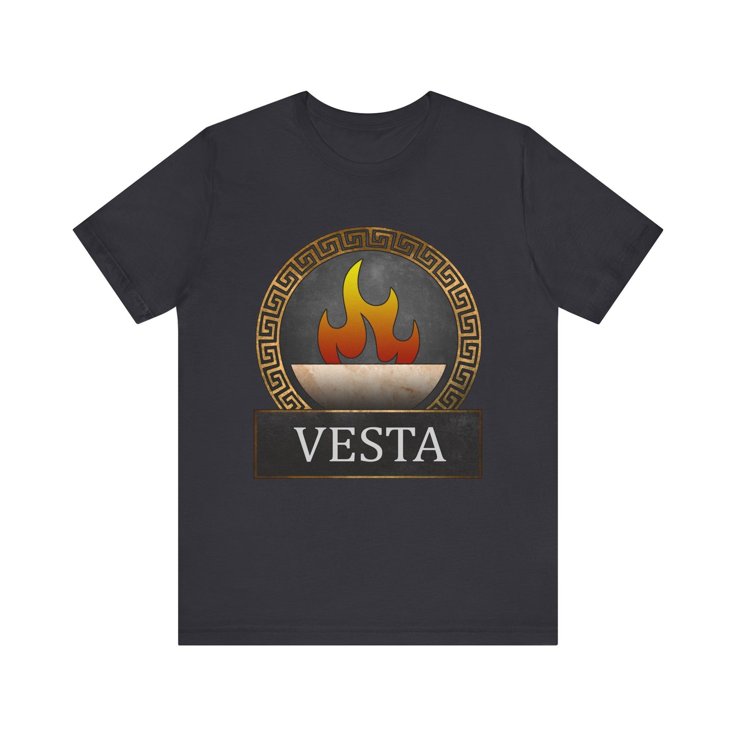 Vesta Roman Goddess of Hearth and Home Symbol  - Roman Mythology T-shirt