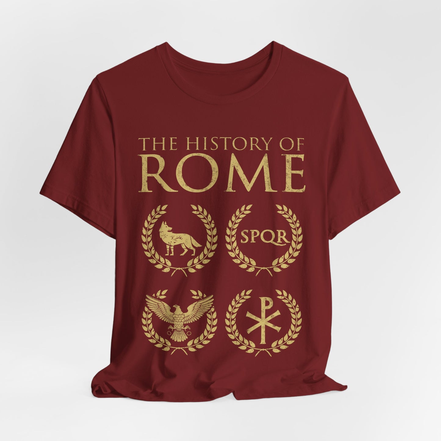 The History of Rome Founding to Fall - Ancient Roman History T-shirt