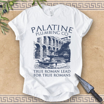 Palatine Plumbing Co - Funny Roman History T-Shirt