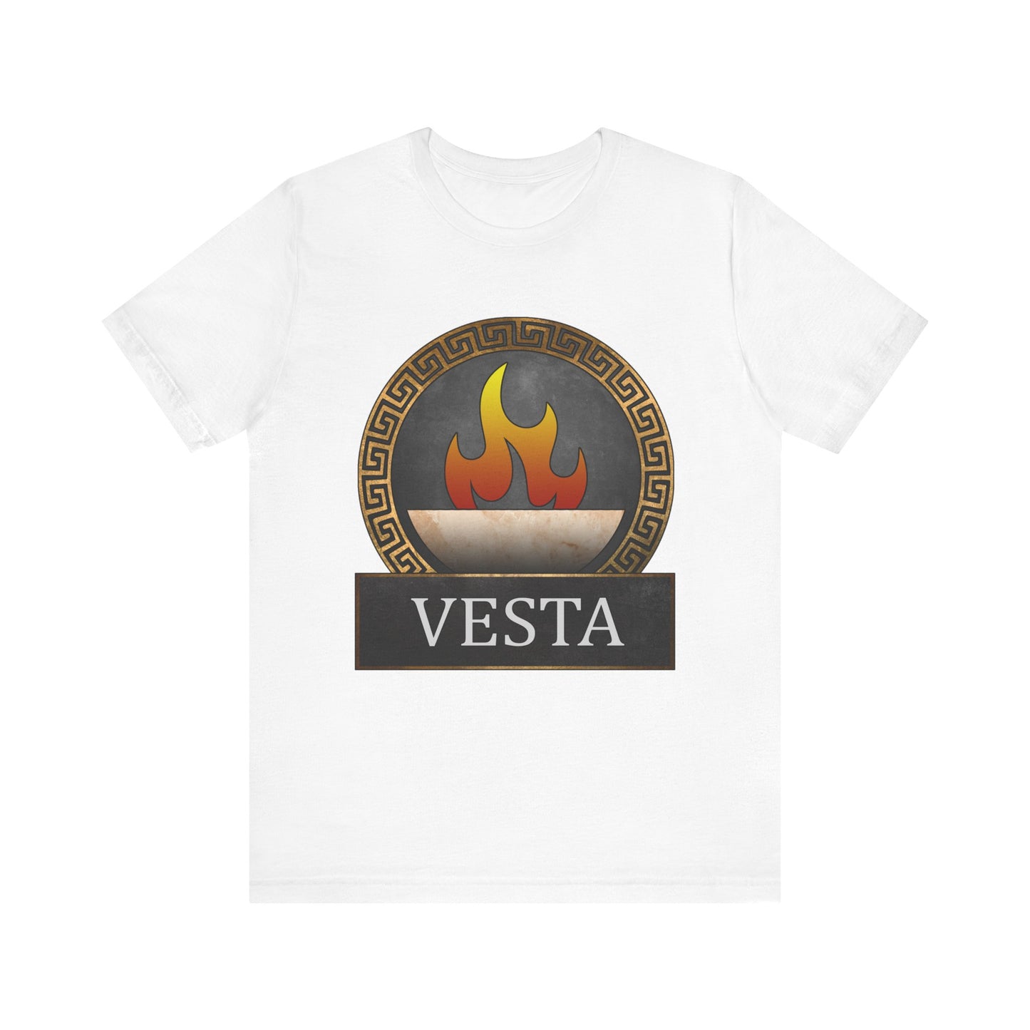 Vesta Roman Goddess of Hearth and Home Symbol  - Roman Mythology T-shirt