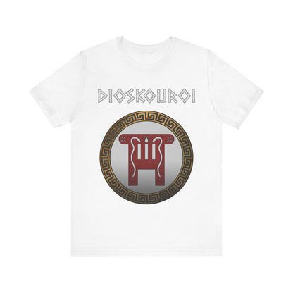 Dioskouroi Castor and Pollux Dokana Symbol - Greek Mythology Dioscuri T-shirt