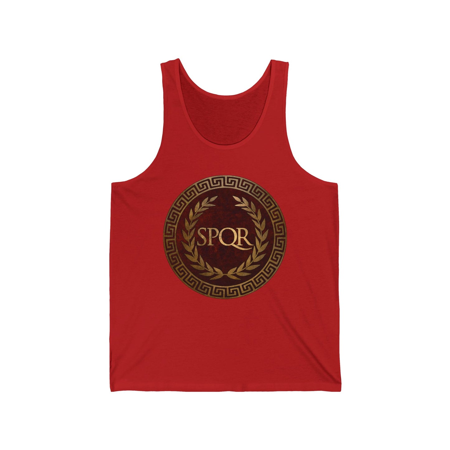 SPQR Symbol of Ancient Rome Tank Top - Unisex Jersey Tank Top