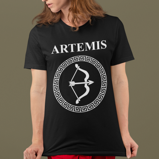 Artemis Ancient Greek Goddess of the Hunt T-shirt