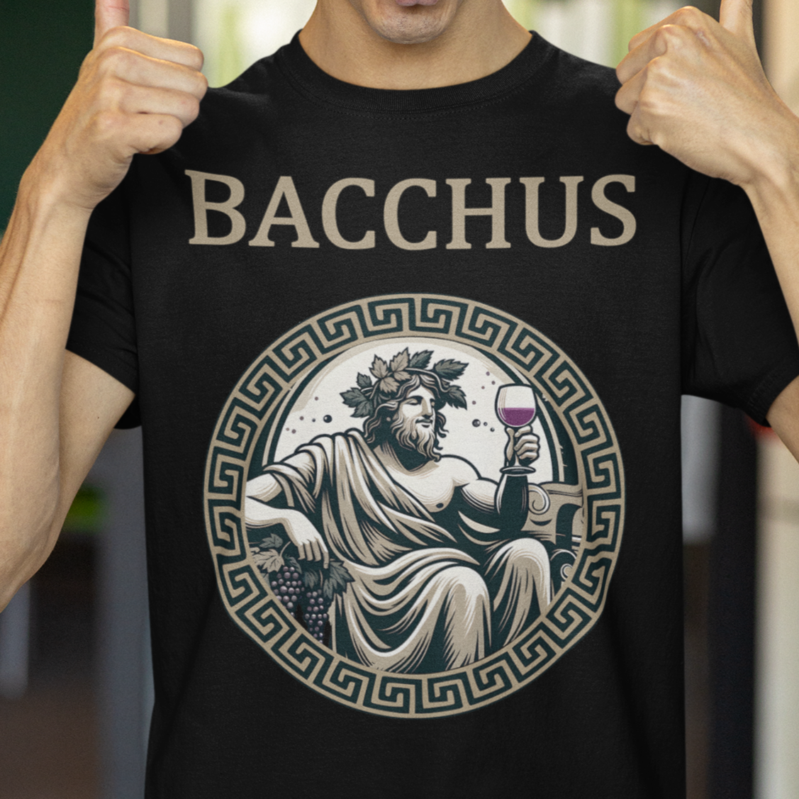 Bacchus Roman God of Wine, Madness and Festivals T-Shirt