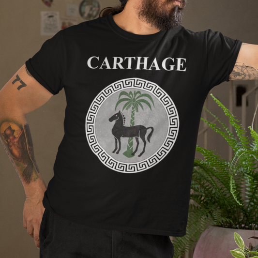 Carthage Ancient Symbol of Qart-Hadasht Shield T-shirt