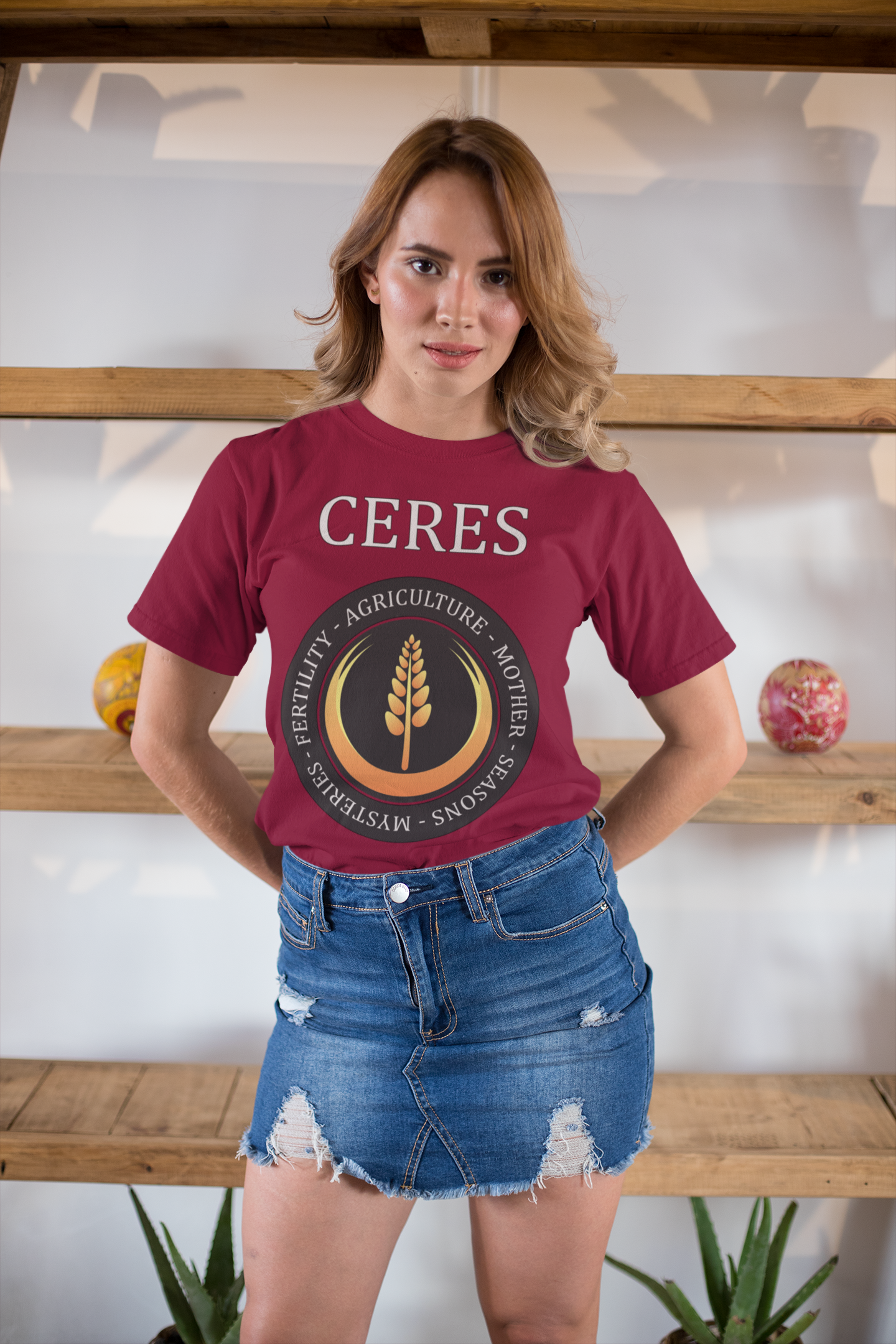 Ceres Ancient Roman Goddess T-Shirt