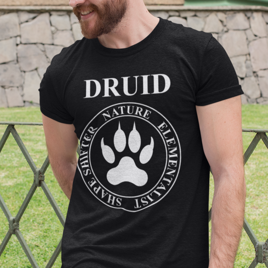 Druid Fantasy RPG Class Shapeshifter Mark of the Wild T-Shirt