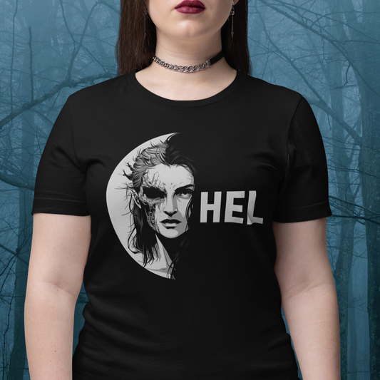 Hel Norse Goddess of Death and the Underworld - Norse Mythology Hel T-shirt