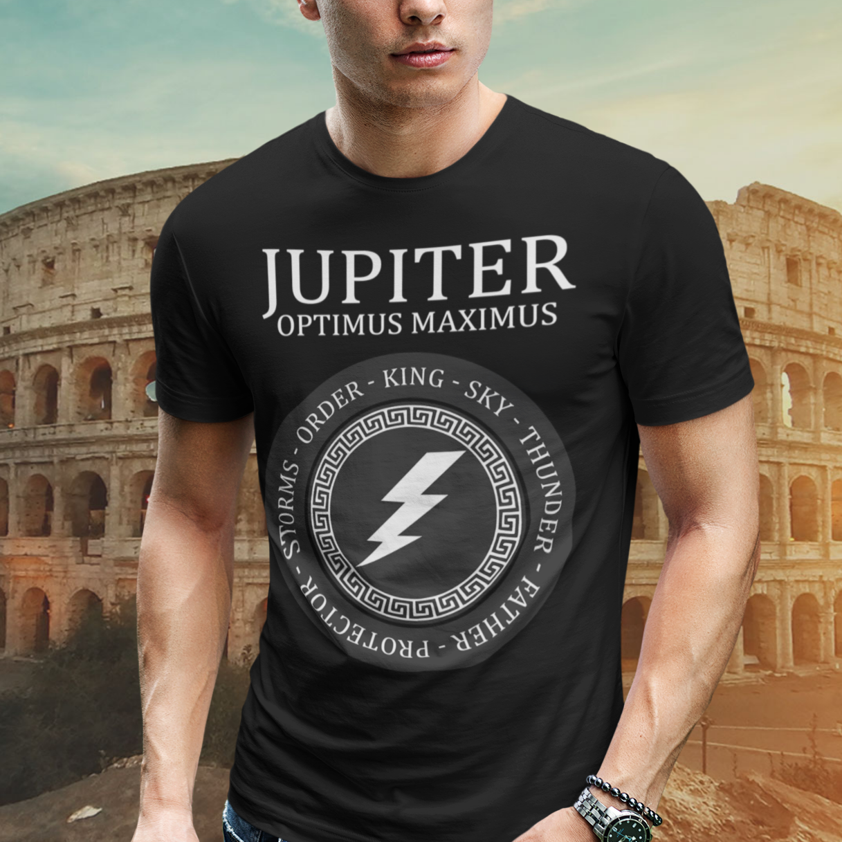 Jupiter Optimus Maximus - Ancient Roman God T-Shirt