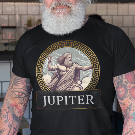 Jupiter Ancient Roman God of the Sky - King of the Gods - Jupiter Optimus Maximus T-Shirt