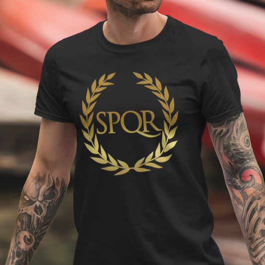 SPQR Ancient Rome Symbol T-shirt