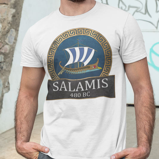 The Battle of Salamis 480 BC - Ancient Greece History T-shirt