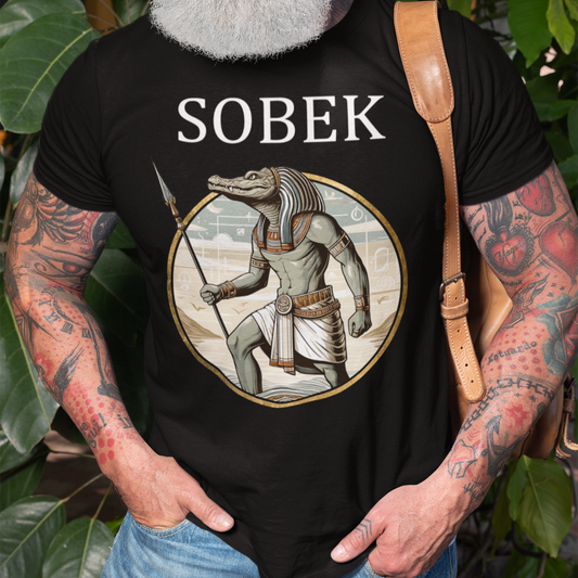 Sobek Egyptian God of the Nile and Crocodiles T-Shirt