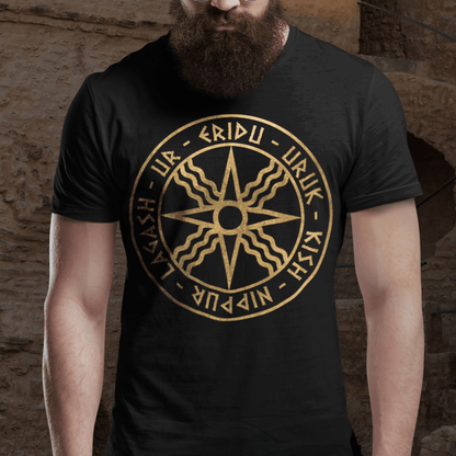 Sumer Ancient Mesopotamian Cities God Utu Symbol T-Shirt