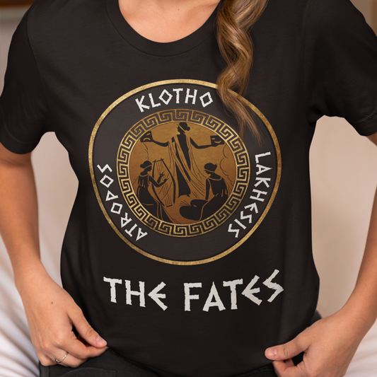 The Fates - The Moirai - Ancient Greek Goddesses T-Shirt