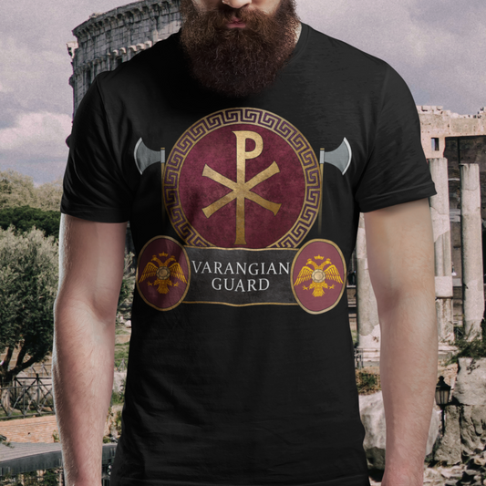 Varangian Guard - Imperial Chi Rho - Byzantine Empire Army T-Shirt