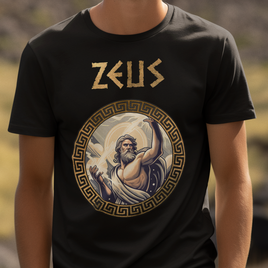 Zeus Greek God - Ruler of Olympus - King of the Greek Gods T-shirt