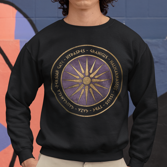 Alexander the Great Battles Sweatshirt