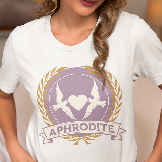 Aphrodite Greek Goddess - Doves of Aphrodite T-shirt