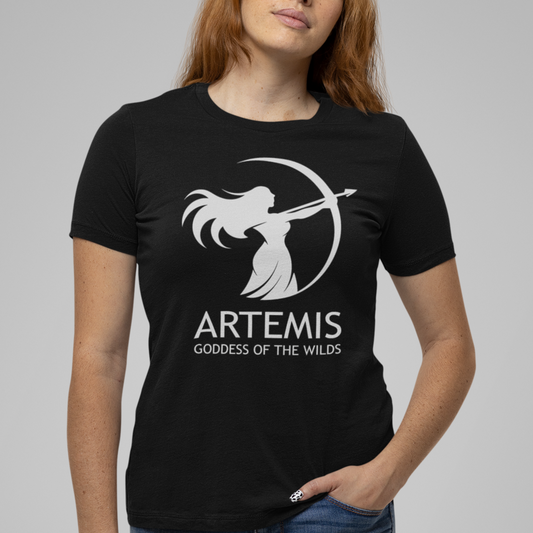 Artemis Goddess of the Wilds - Greek Mythology T-Shirt