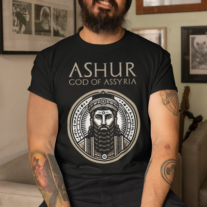 Ashur God of Assyria - Ancient Assyrian Mythology T-shirt