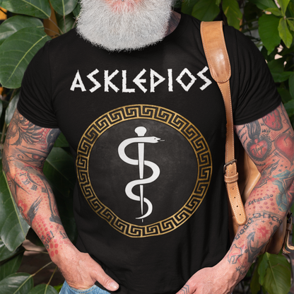 Asklepios Ancient Greek God of Health and Medicine T-shirt