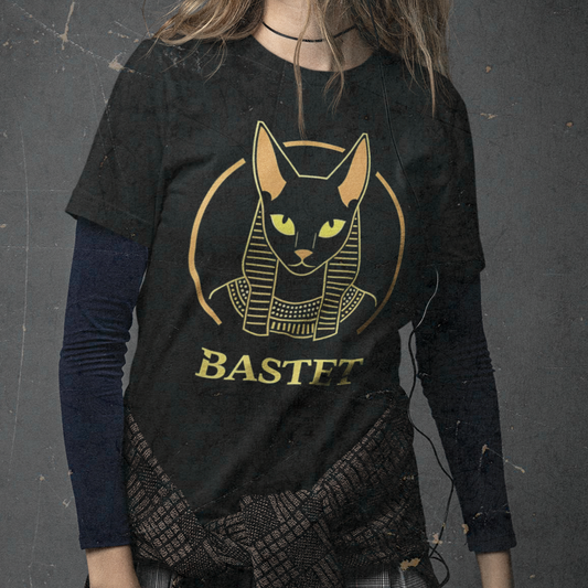 Bastet Egyptian Goddess of Cats T-Shirt