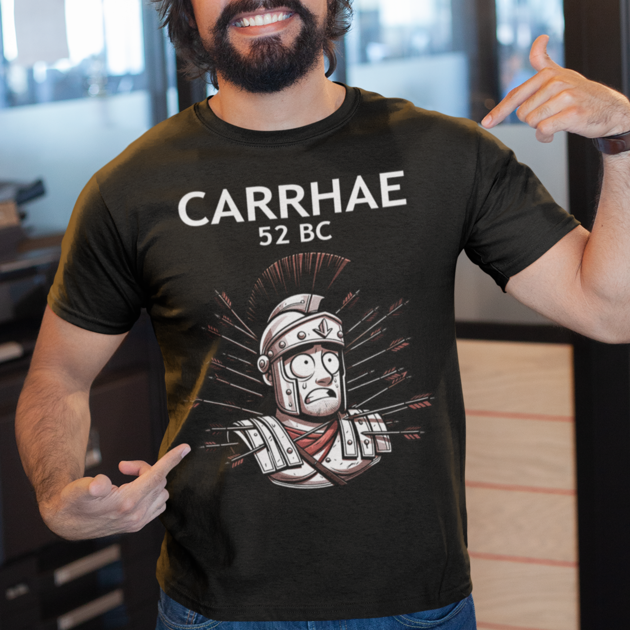 Crassus at Carrhae - The Battle of Carrhae - Rome vs Parthia - Ancient Rome Meme - Funny Roman History T-shirt