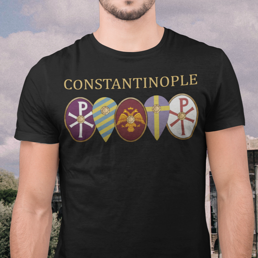 Constantinople - Byzantine and Roman Shields T-Shirt