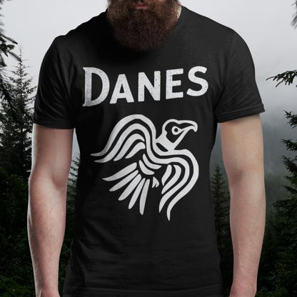 Danes Symbol - Odin's Raven - Viking History Danes T-shirt