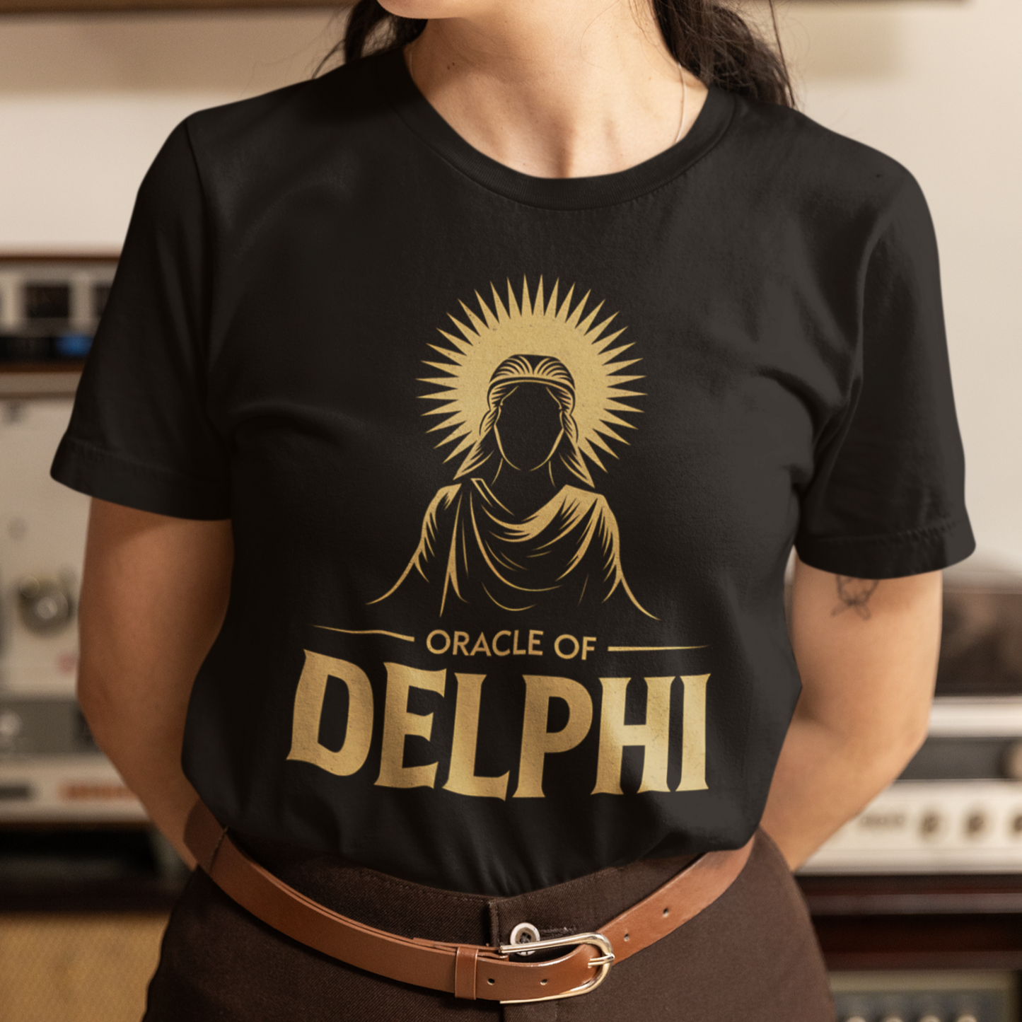 Oracle at Delphi - High Priestess of Apollo - The Pythia T-shirt