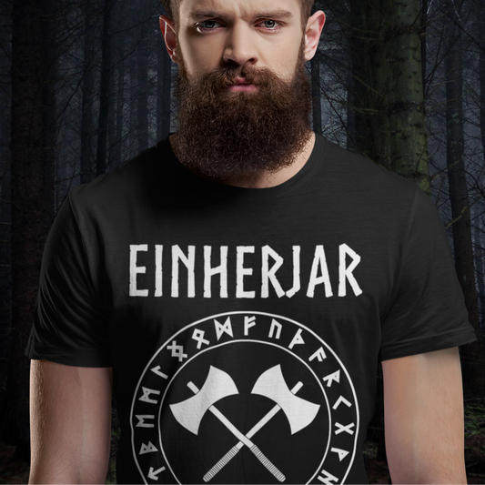 Einherjar Odin's Chosen Viking Warrior T-Shirt