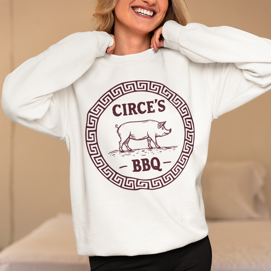 Circe's BBQ Funny Greek Mythology Sweatshirt