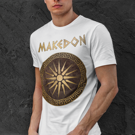 Ancient Makedon Shield Alexander the Great T-Shirt