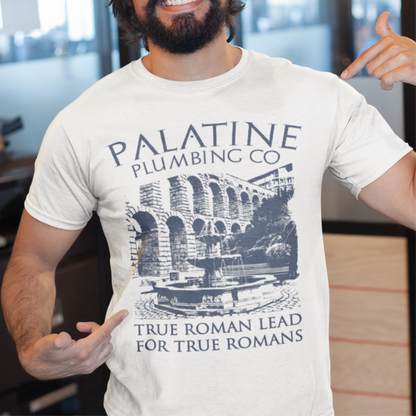 Palatine Plumbing Co - Funny Roman History T-Shirt