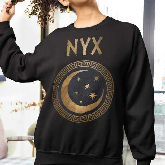 Nyx Greek Goddess of Night Sweatshirt