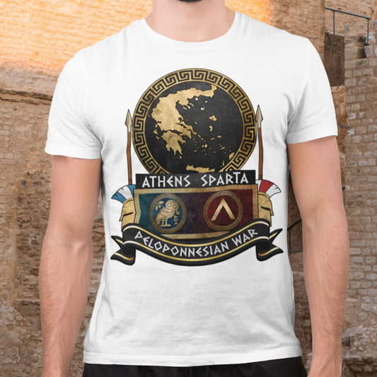 Peloponnesian War Athens vs Sparta T-Shirt