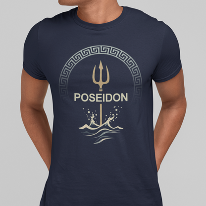 Poseidon Ancient Greek God of the Sea - Trident of Poseidon T-shirt